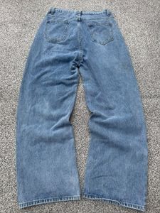 Distressed Wide Leg Jeans