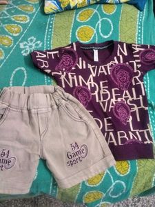Kids T-shirt and Shorts Set