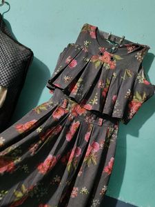 Floral Print Kurta Set