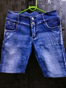 Blue Denim Shorts