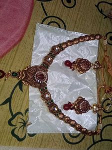 2 setsTraditional Indian Necklace and Earring Se
