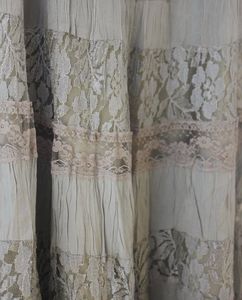 Whimsical lace tiered skirt