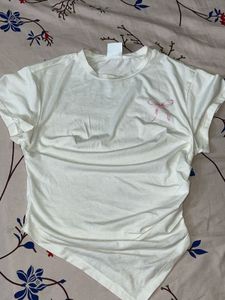 Cute Bow Detail T-Shirt