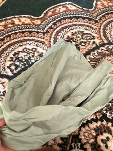 Sage Green Tie-Waist Pants