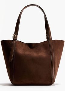 H&M Chic Suede Tote Bag