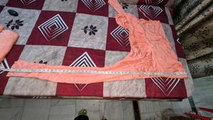 Peach Embroidered Kurta Set