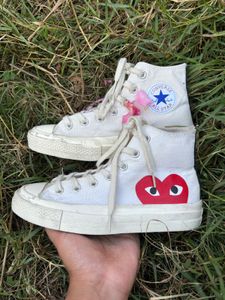 Comme des Garcons Play Converse High Tops