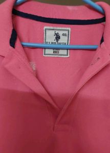 US POLOAssn Pink Polo T-shirt