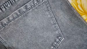 2 branded jeans ( charcoal and sky blue color)