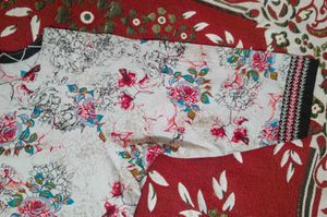 New Floral Print Kurta Set