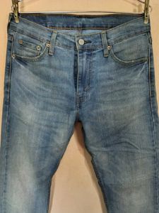 Levi's 513 Blue Slim Straight Fit Jeans | Size 30