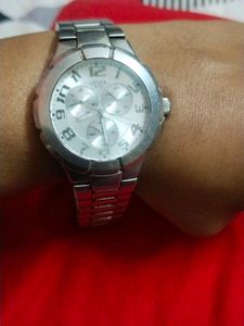 Stylish Silver Analog Watch