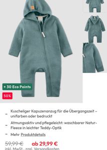 Cozy Hooded Fleece Baby Onesie