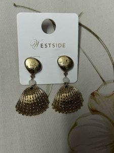 Unique Shell Drop Earrings