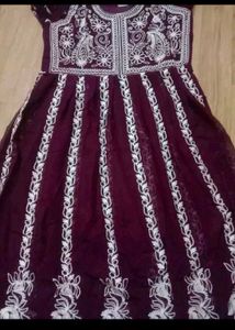 Elegant Embroidered Kurta medium size