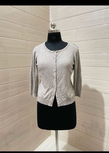 MANGO Blue Long Sleeve Pullover