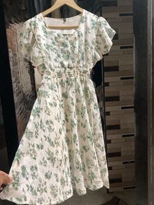 no negotiation on ts White Floral Print Midi Dress