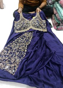designer  handwork ready to wear saree