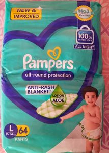 Pampers L Size 64 Count