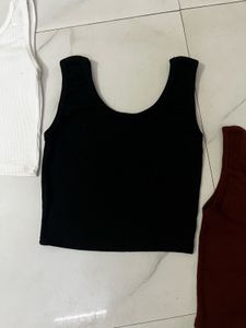 3-Pack Basic Crop Tops