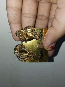 Elegant Gold Tone Earrings