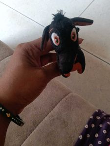 Cute Black Dog Plush Toy