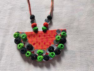 Handmade Ethnic Necklace &amp; Earrings Set