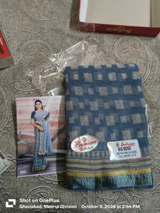 Beautiful Grey Printed Saree