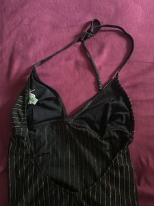 Striped One Piece Swimsuit