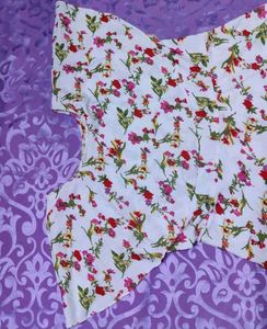 Floral Print Sleeveless Dress