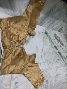 Golden Embroidered Blouse