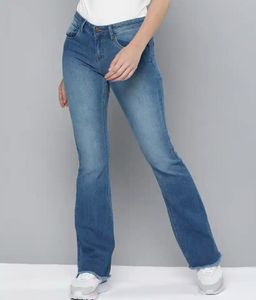 HERE&NOW Women Blue Bootcut Jeans