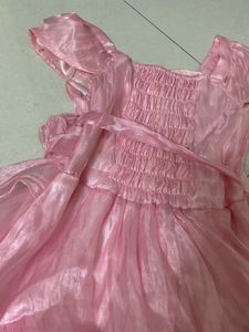 Pretty Pink Tiered Ruffle Dress