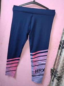 HRX Navy Blue Active Leggings