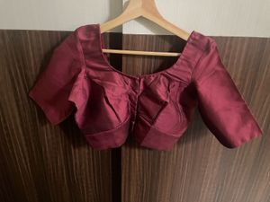 Pink Dupion Silk Blouse