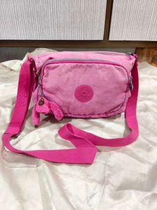 Pink Kipling Crossbody Bag