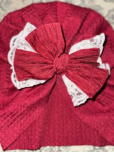 Baby Girl Turban Hat with Bow