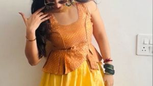 Peach Corset style Top