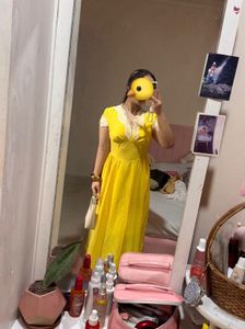 Savana Vibrant Yellow Maxi Dress
