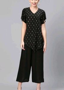 🆕Global desi Black Embellished jumpsuit