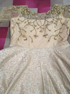 Elegant Embroidered Ethnic Gown