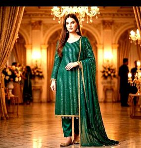 💚✨sea green pakistani suit 😍😍