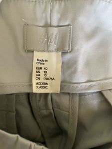 H&amp; M Classic Light Grey Trousers