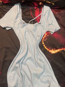 Light Blue Mini Dress