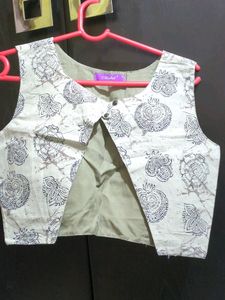 Overcoat For kurta Kalamkari Pattern