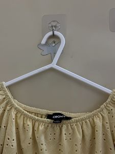 Chic Off-Shoulder Eyelet Top