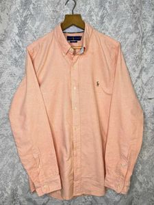 Ralph Lauren Peach Button-Down Oxford Shirt