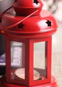 Vintage Red Star Lantern