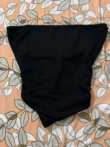 Black off shoulder top