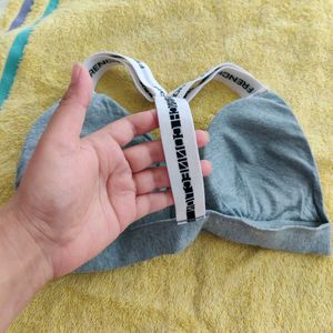 French Connection Grey Sports Bra